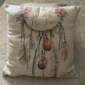 Run wild and be free pillow case